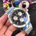 High Quality Breitling Colt Stainless Steel Black Dial Watches 45mm-Breitling Watches Fake for Sale